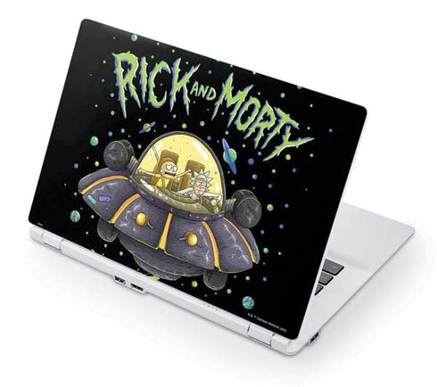 Adult Swim Rick and Morty Spaceship Acer Chromebook Skin